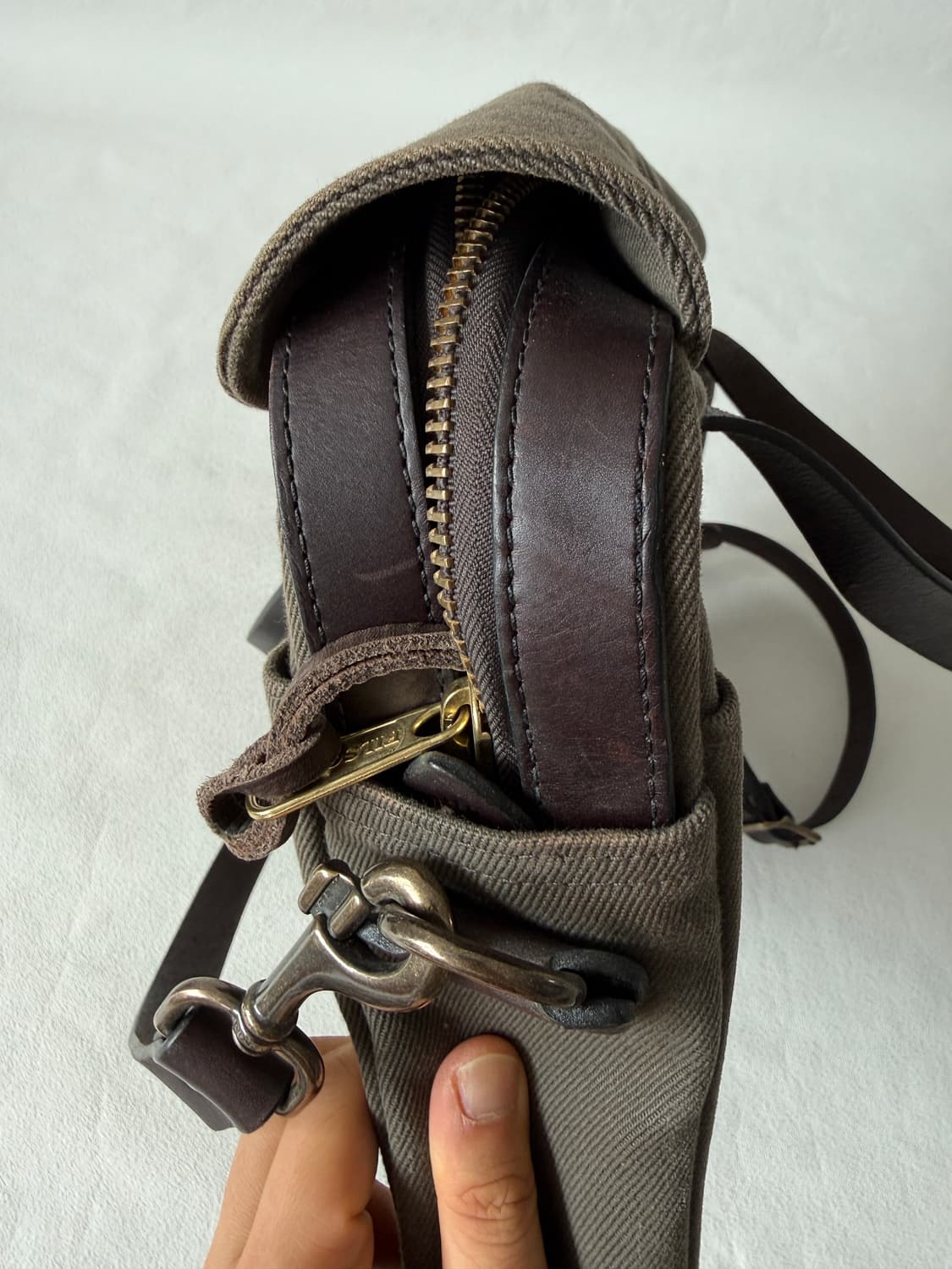 필슨(FILSON) 캔버스&레더 토트백(크로스 가능) 상품이미지4