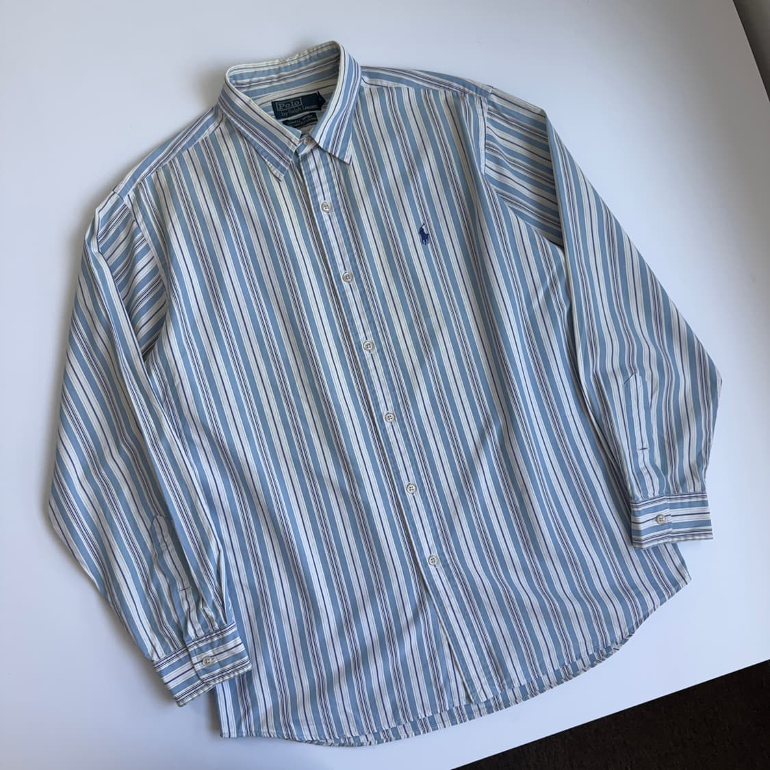 Polo 폴로 랄프로렌 파스텔 스트라이프 긱시크 로웰 셔츠 상품이미지1