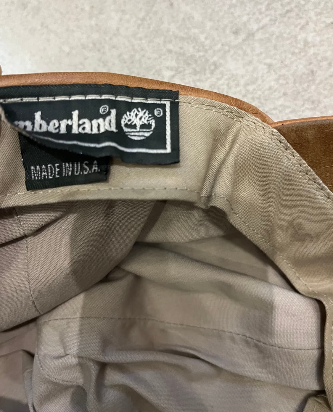 빈티지 90s 팀버랜드 레더 6패널 상품이미지5