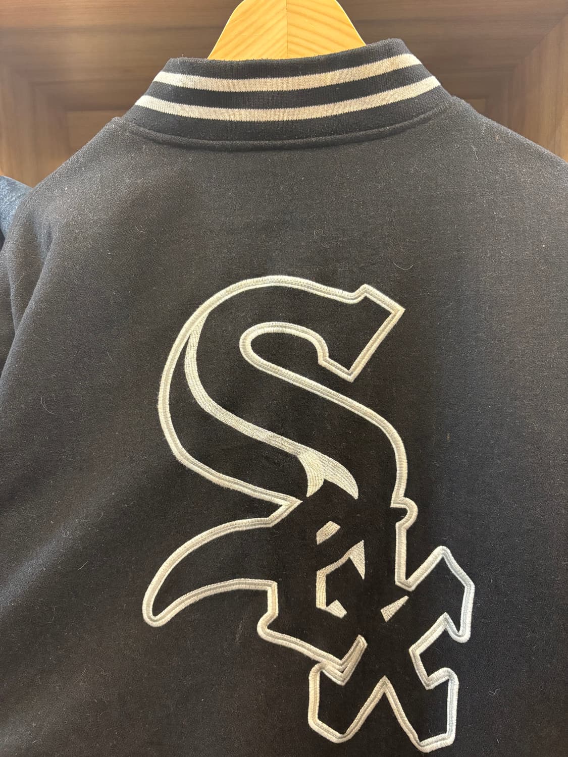 USA 빈티지 레더 바시티자켓 B58 상품이미지5