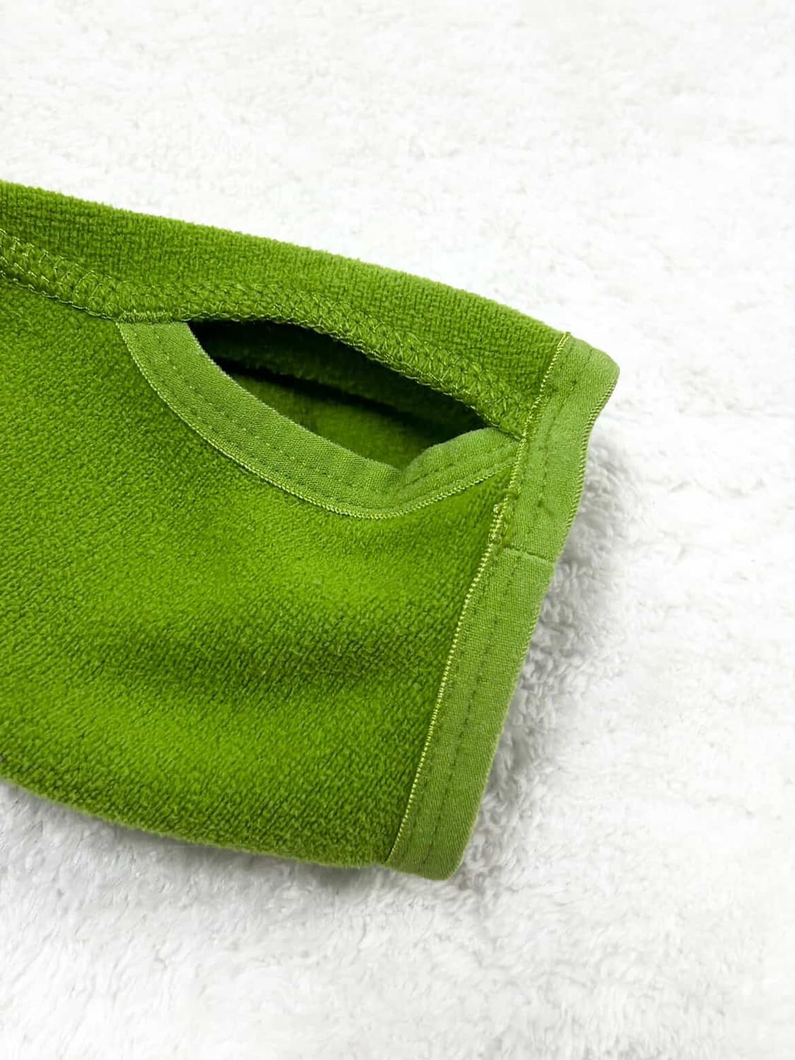 노스페이스 자수로고 연두 워머 후리스 상품이미지7