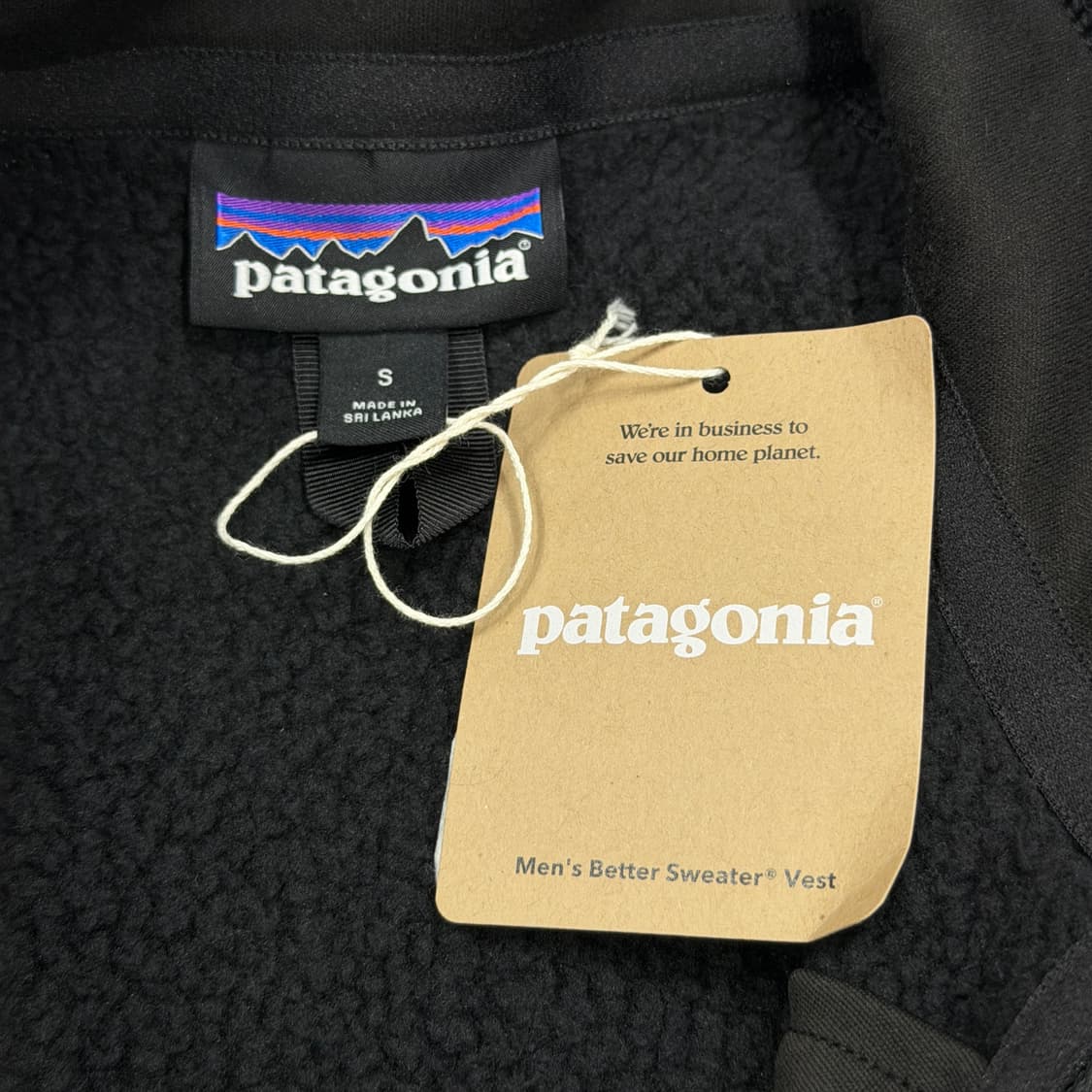 파타고니아 베터 스웨터 플리스 베스트 조끼 블랙 S 상품이미지4
