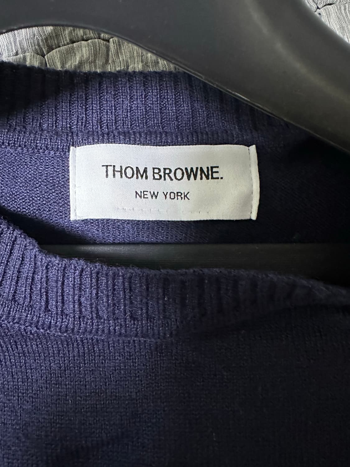 톰브라운 네이비 니트 가디건 상품이미지3