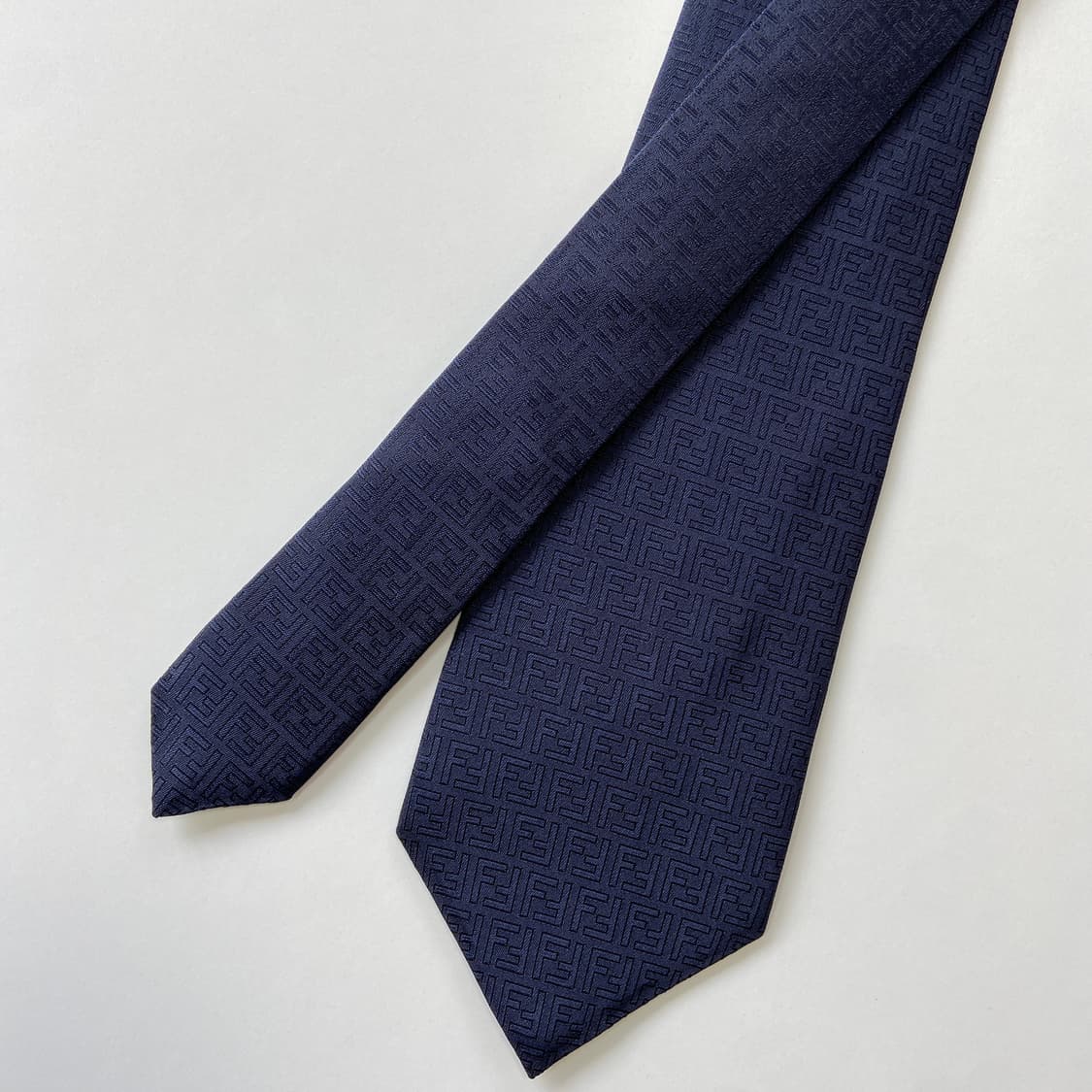 최상급 펜디 (FENDI) FF모노그램 명품 정품 넥타이 상품이미지2