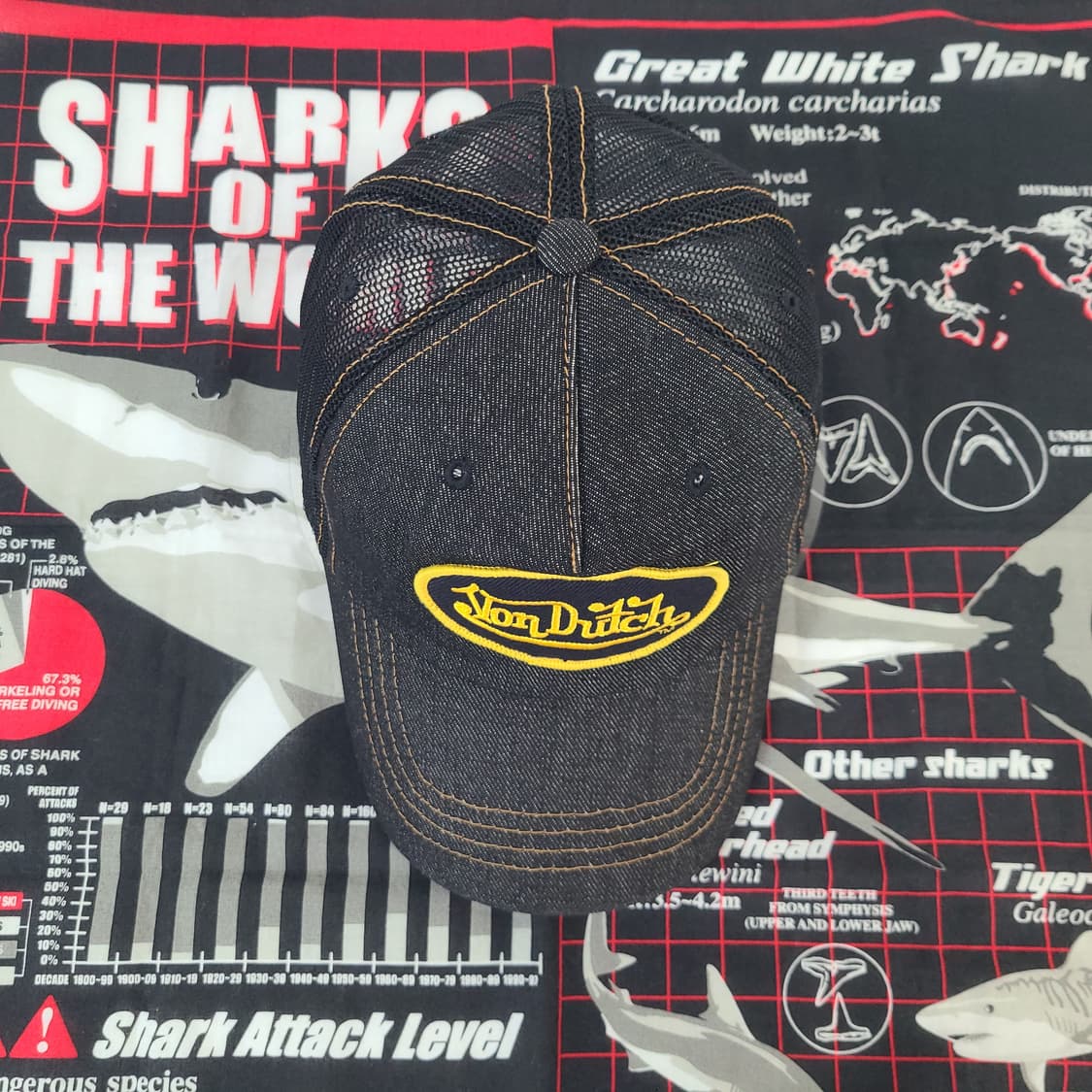 본더치 빈티지 올드 Y2K 데님 트러커캡 메쉬캡 스냅백 모자 볼캡 상품이미지5