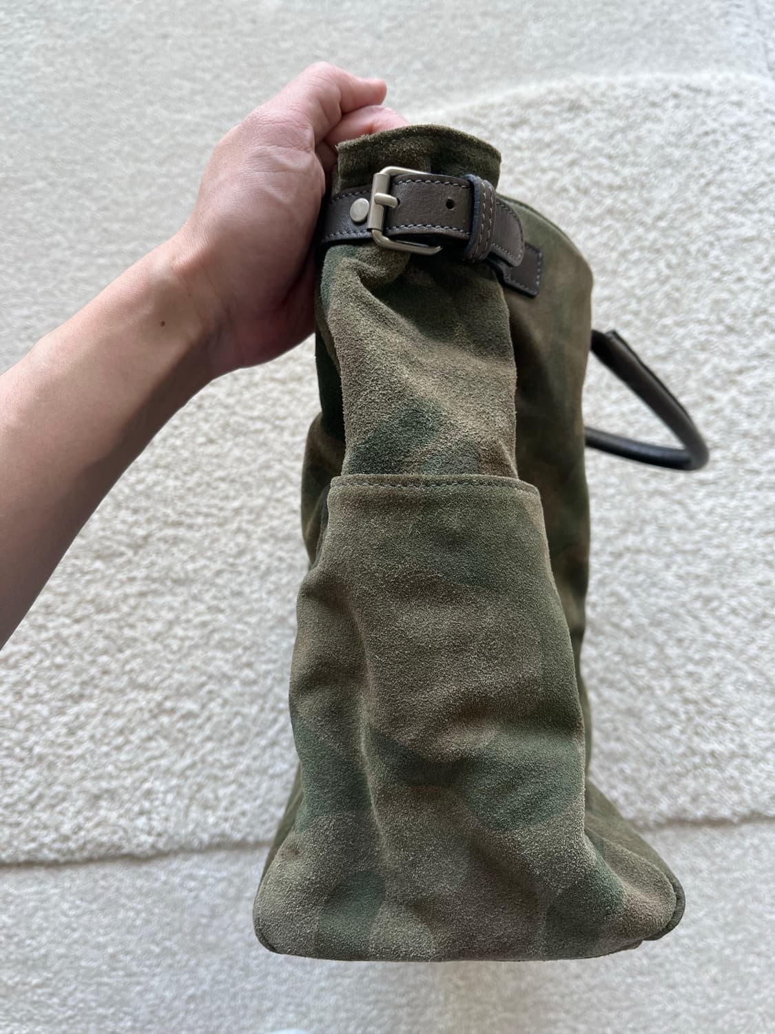 Massimo 이태리 카모 패턴 트래블 토트백 상품이미지7