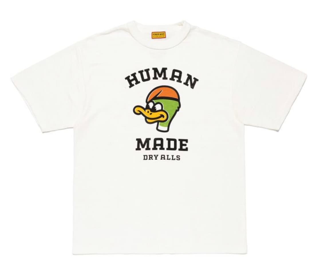 휴먼메이드 그래픽 덕 티셔츠 화이트 L 상품이미지1