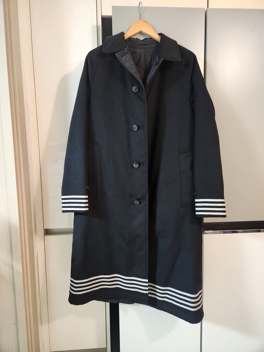 버버리 코트 Burberry Doncaster Stripe Detail 상품이미지1