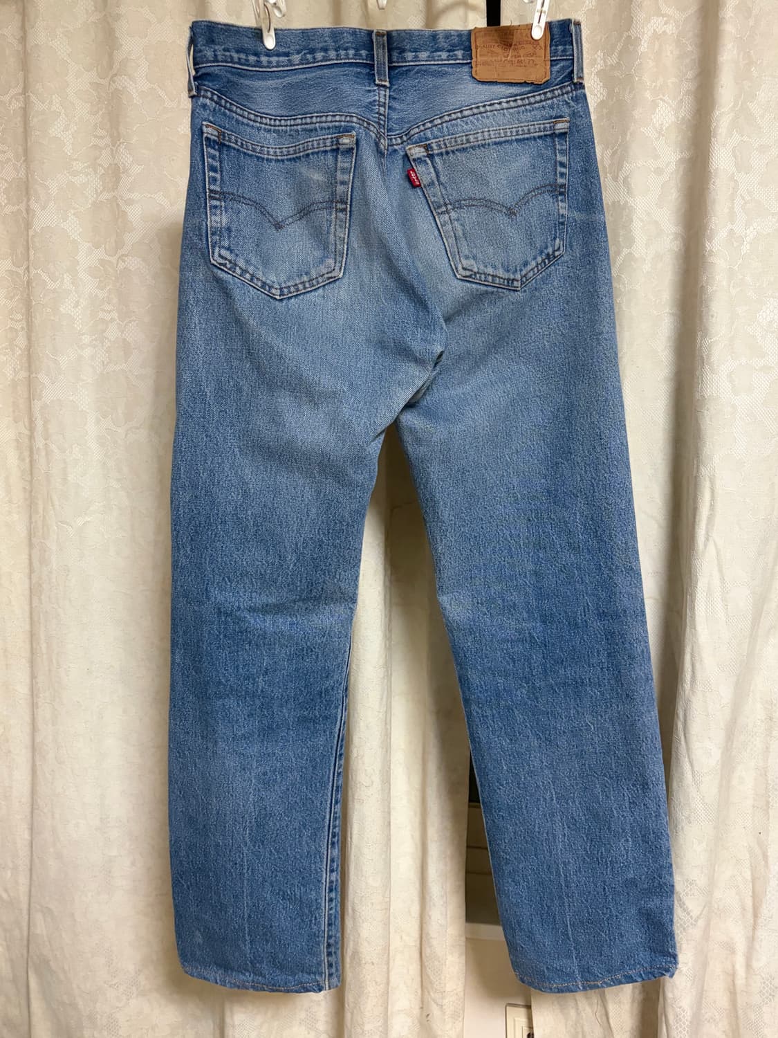 80s 리바이스 501 싱글스티치 이행기 논셀비지 상품이미지2