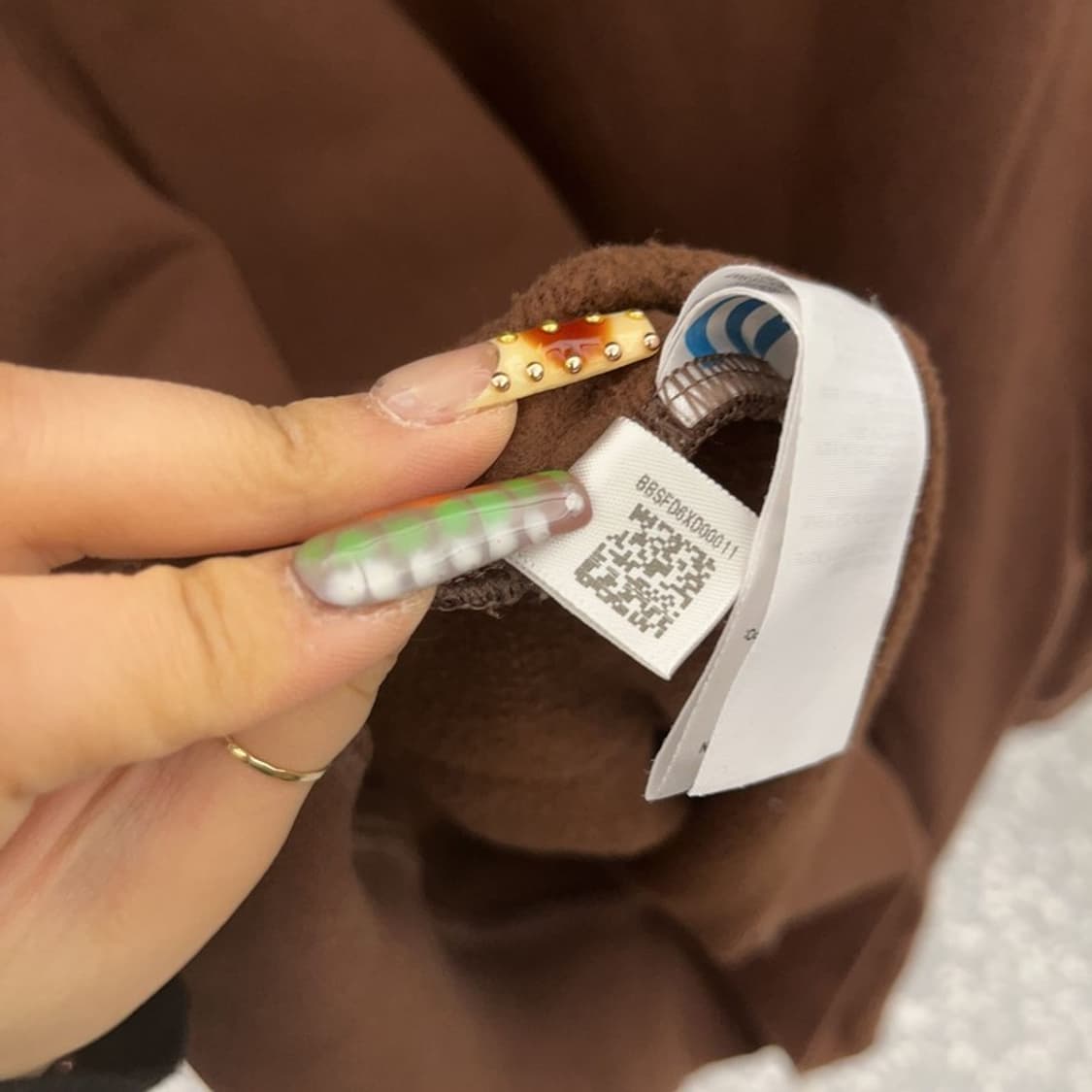 아디다스 빈티지 폭닥 오버핏 캐주얼 기모 후드티 M C09512 상품이미지7