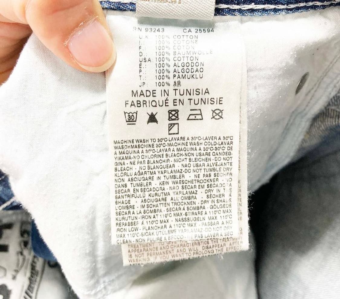 디젤 타바 남성빈티지 워싱데님팬츠 31 진스센스 상품이미지5