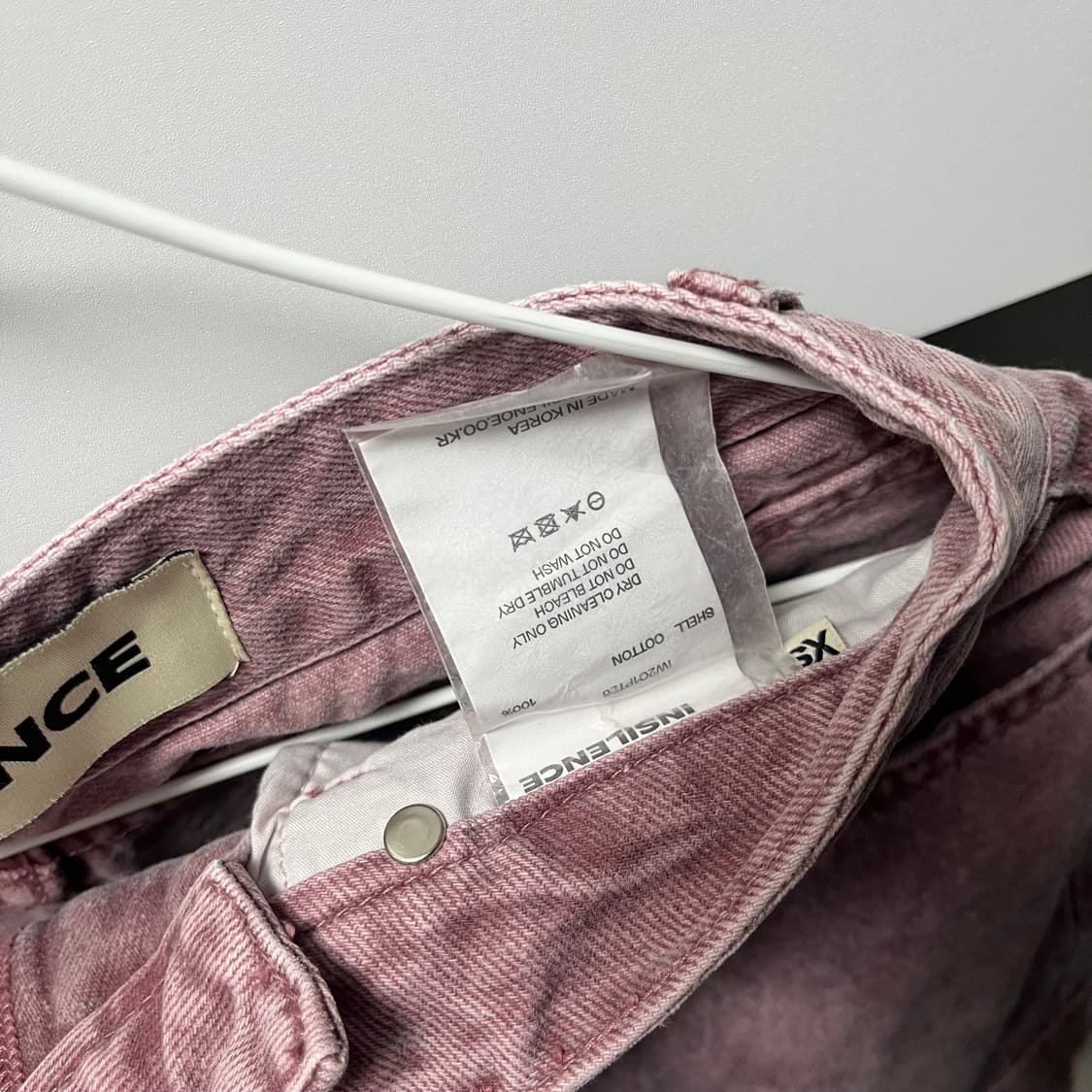 인사일런스 핑크 카고바지 상품이미지4