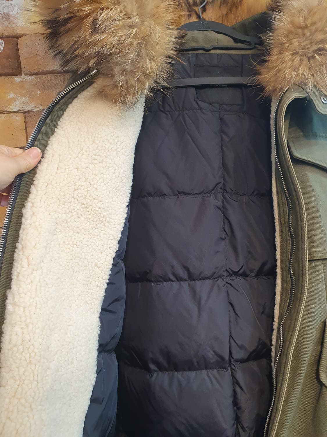 시스템 카키 야성점퍼 상품이미지4