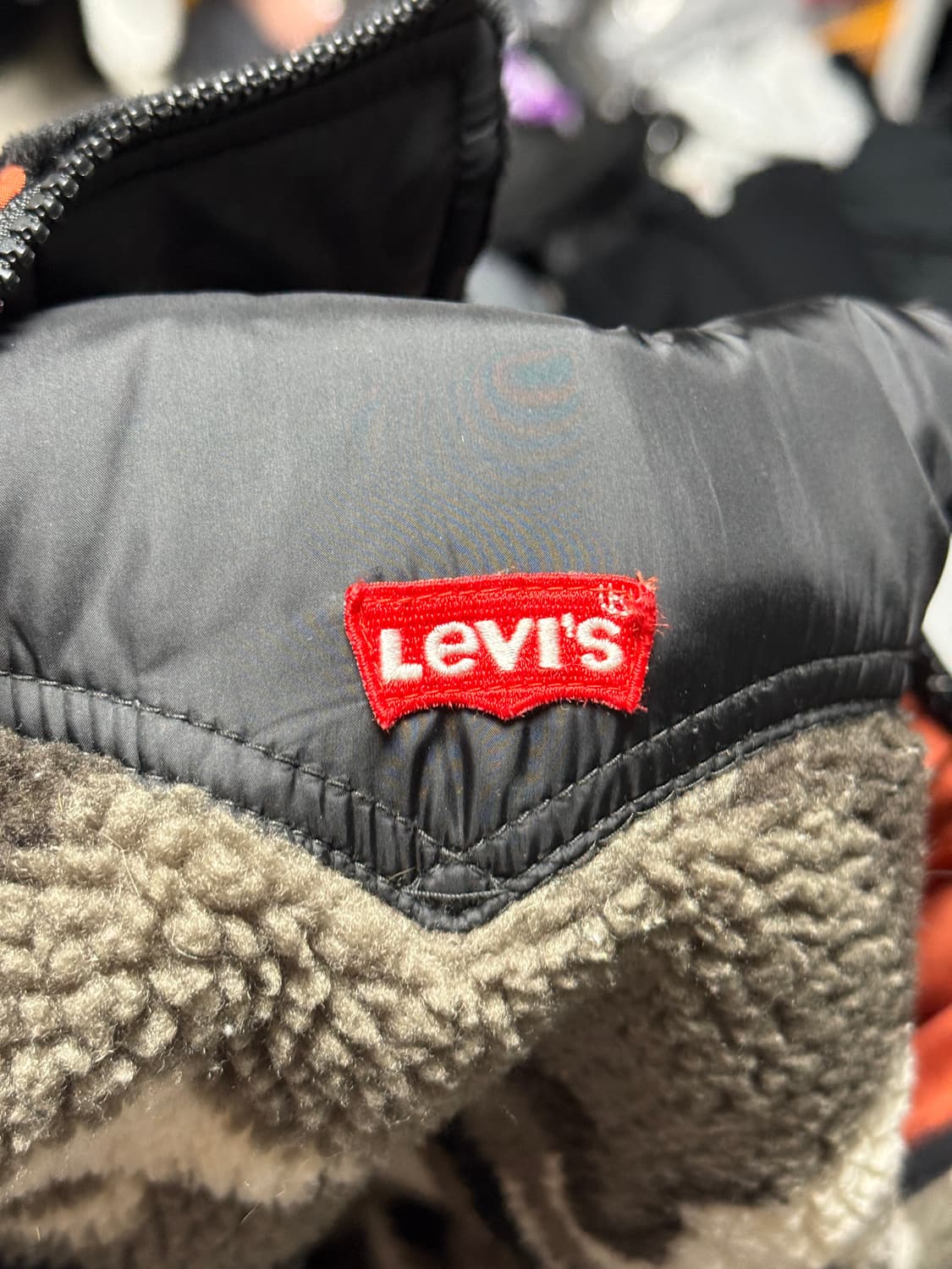 리바이스 카모 플리스 조끼 상품이미지6