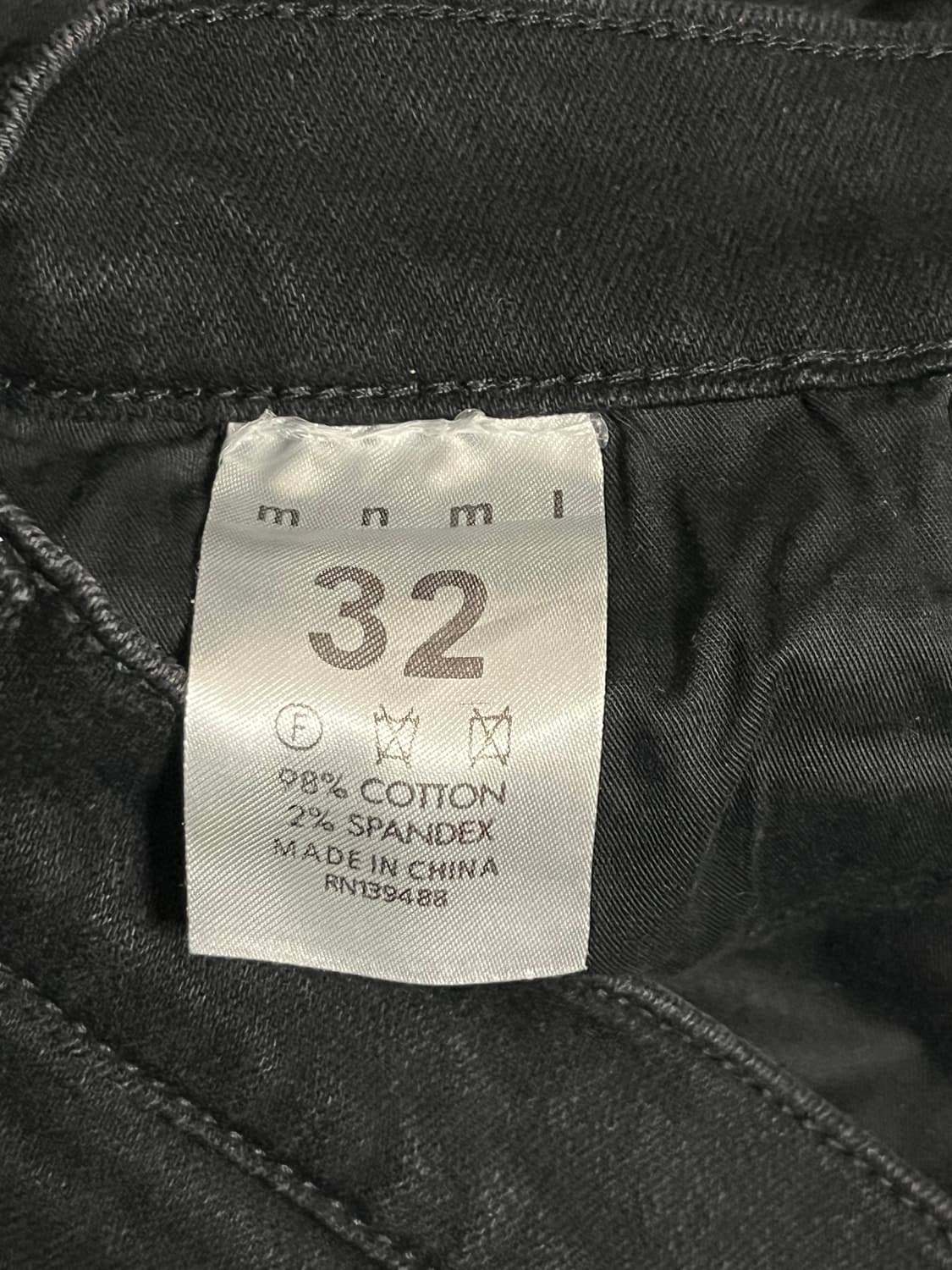 블랙 패치 프린팅 디스트로이드 진 상품이미지4