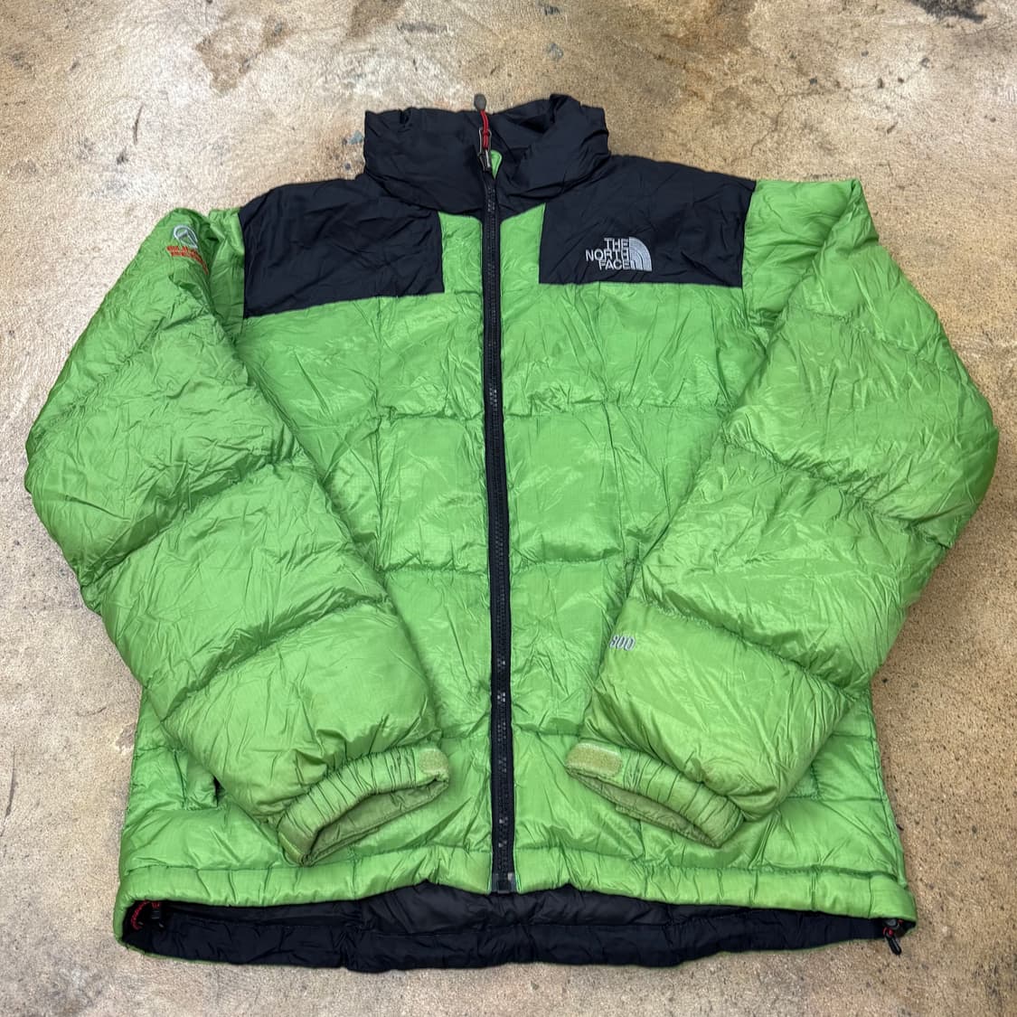 [정품/90] 노스페이스 800 눕시 패딩 그린 b8 상품이미지2