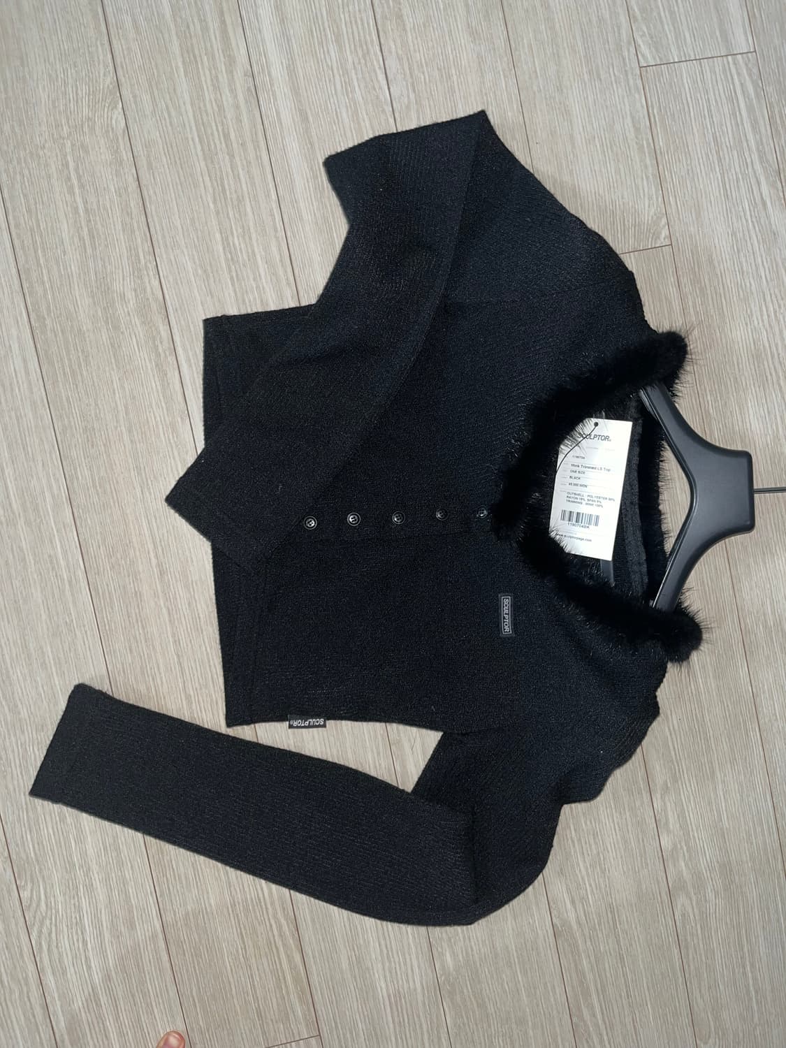 스컬프터 밍크 트림드 탑 상품이미지4