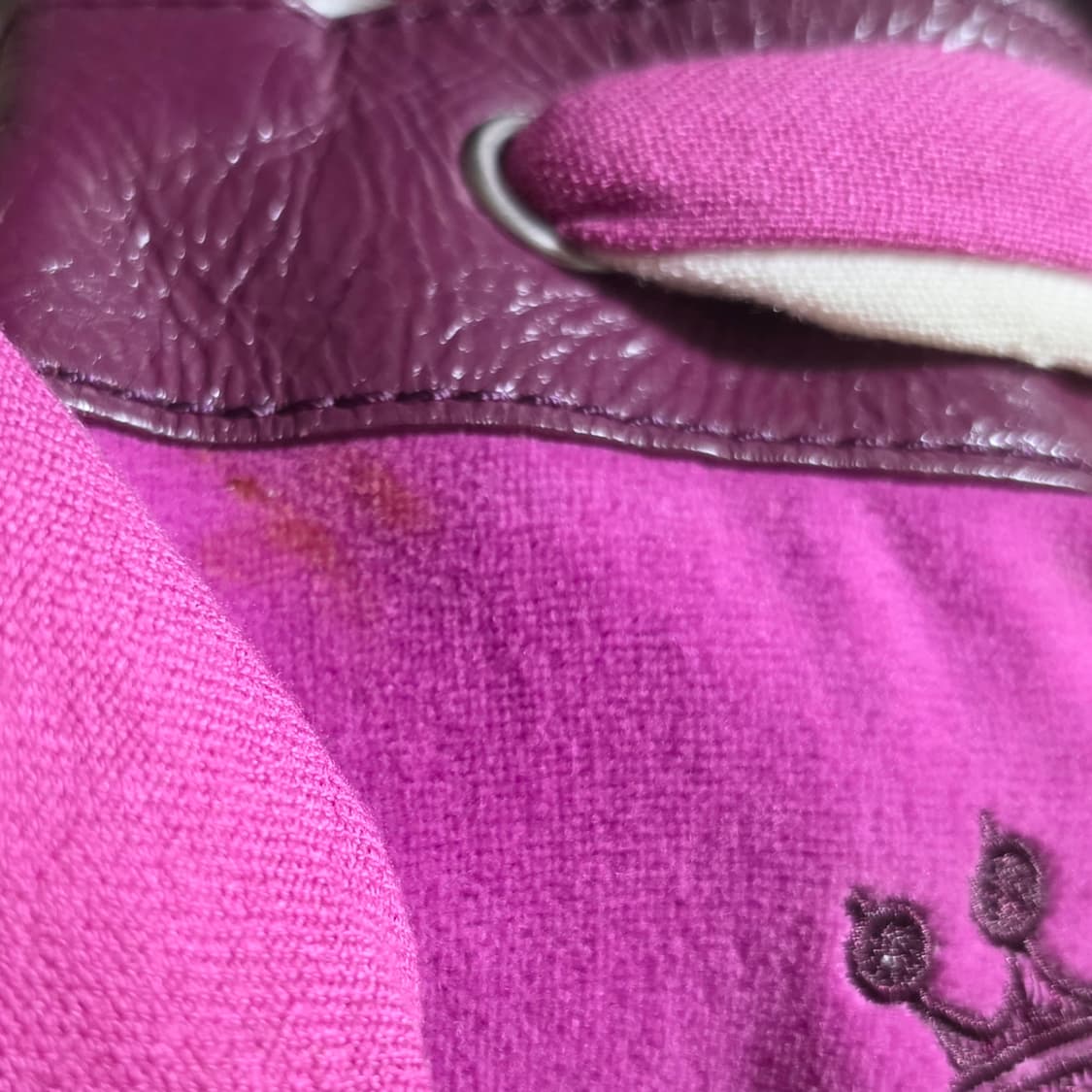 쥬시꾸뛰르 벨벳 가방 리본 숄더백 상품이미지4