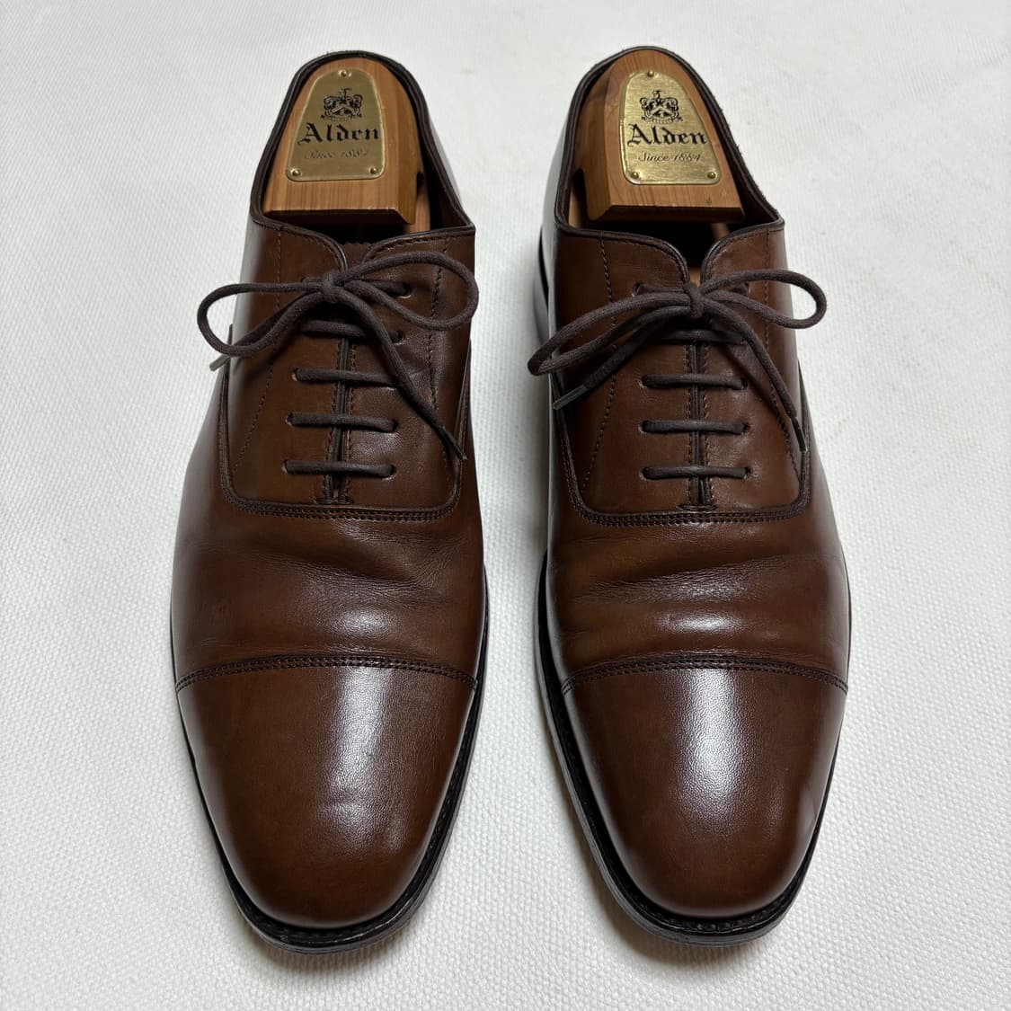 (7) Loake 로크 ALDWYCH 브라운 카프 옥스퍼드 슈즈 상품이미지2