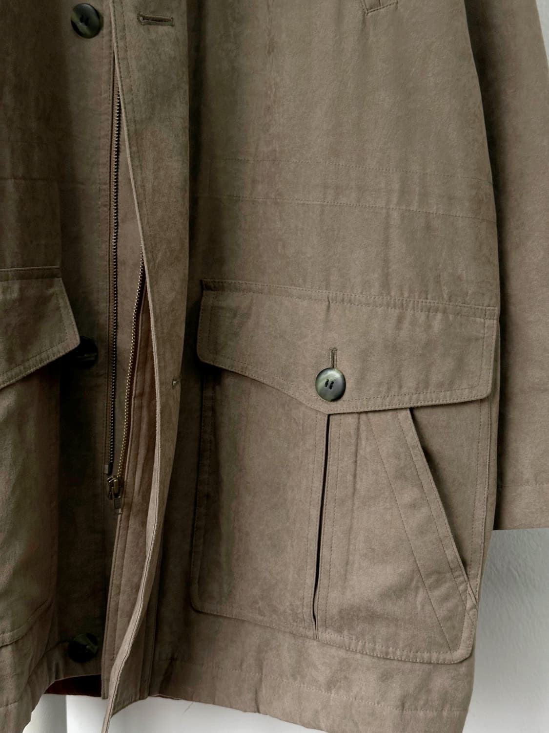 Fake suede high count padded mil mid coa 상품이미지8