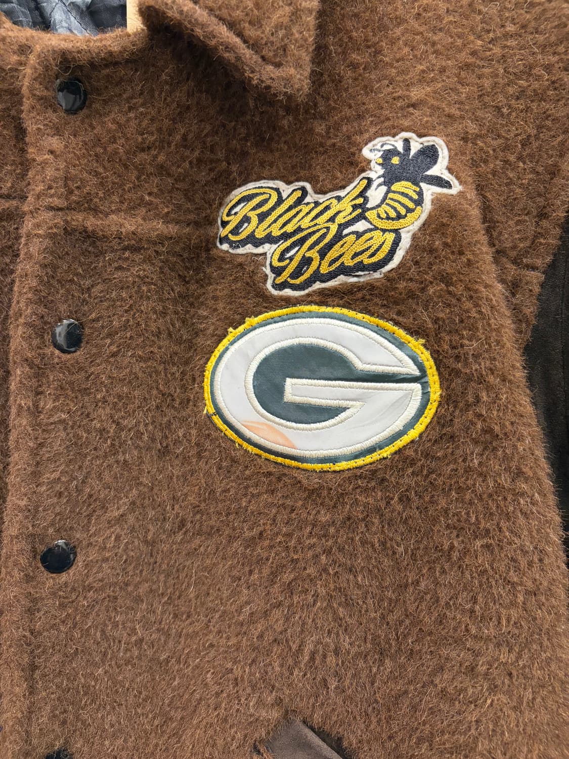 Vtg 빈티지 스웨이드 바시티 자켓 상품이미지8