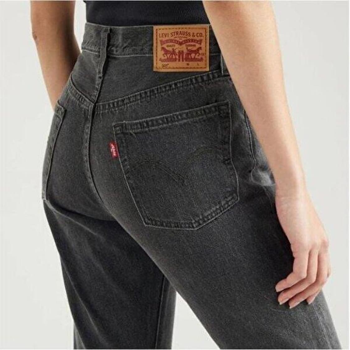 리바이스 501 크롭 진 흑청 / 랙앤본 데님 청바지 가니 토템 마시모두 상품이미지2