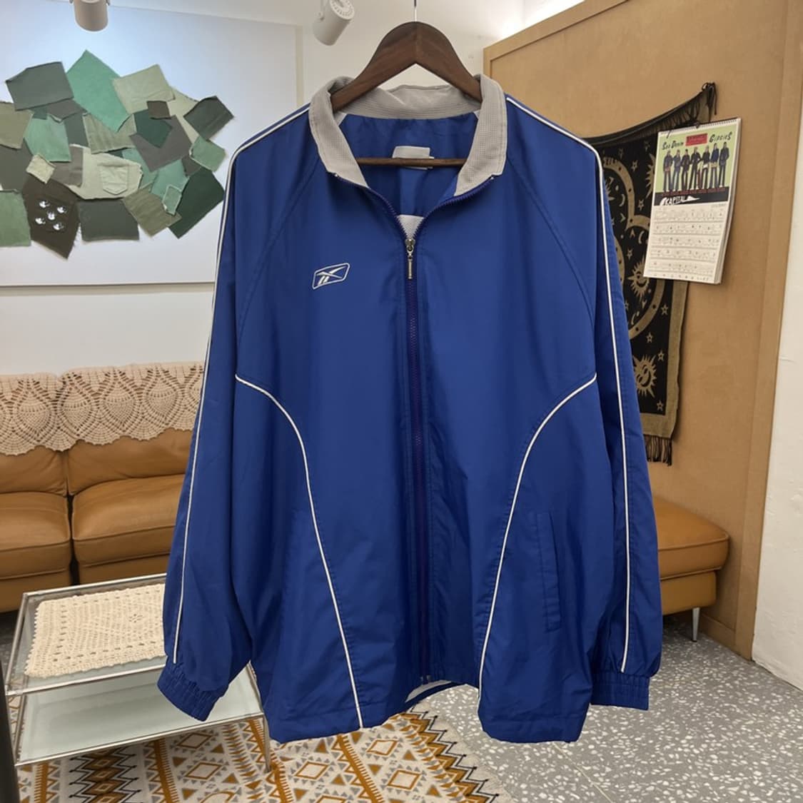 리복 올드스쿨 레트로 00's 스포티 바람막이 자켓 110 C11031 상품이미지3