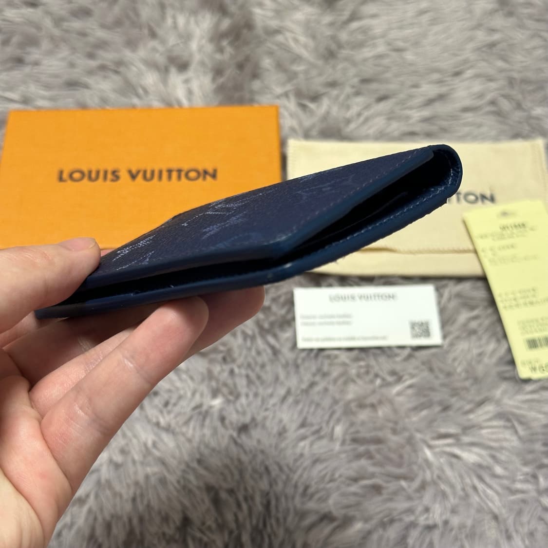 [풀구성] 루이비통 이클립스 오거나이저 카드지갑 네이비 신형 상품이미지6