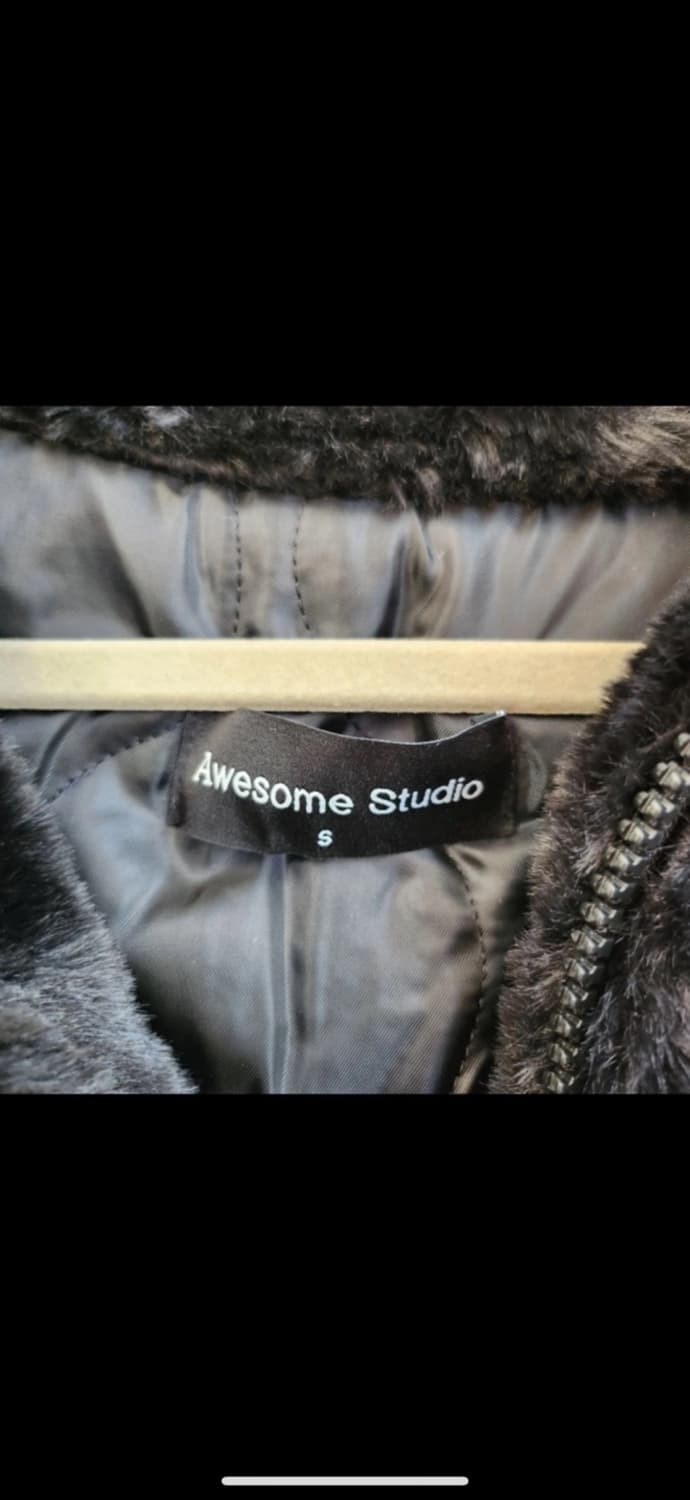 어썸스튜디오 - 밍크 퍼 후드 자켓 상품이미지4