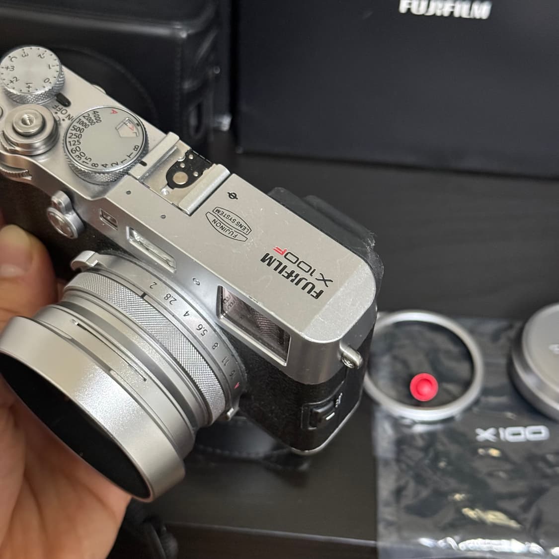 [민트급] 후지 필름 x100f 실버 포터 탱커 스트랩 정품 악세사리 상품이미지6
