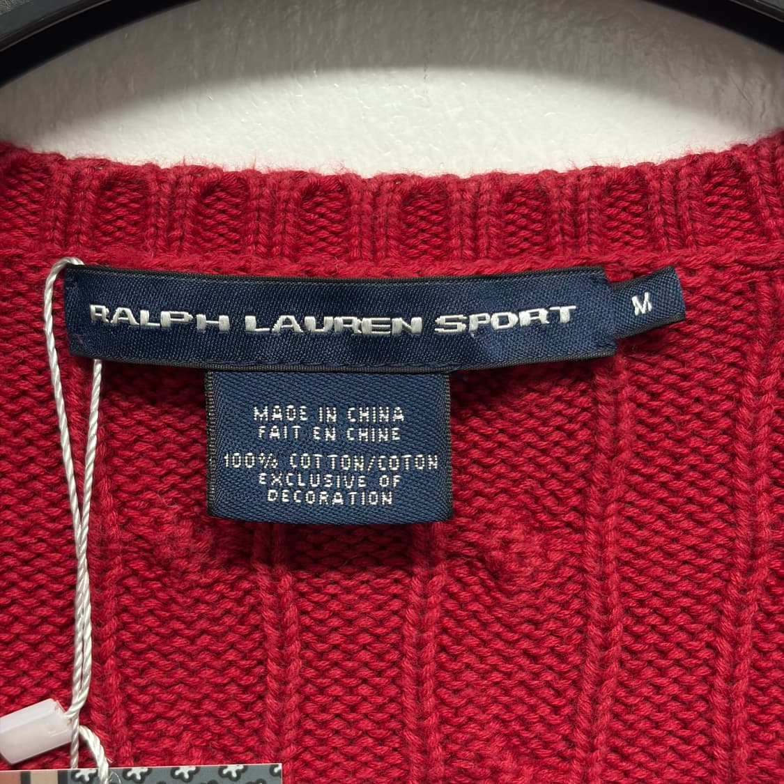 폴로 랄프로렌 케이블 브이넥 니트 2 상품이미지4