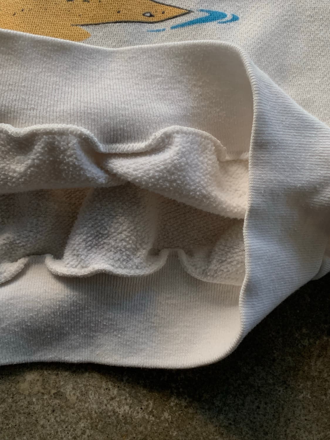 80s 플린스톤 BEDROCK VICE 프린팅 스웻셔츠 상품이미지6