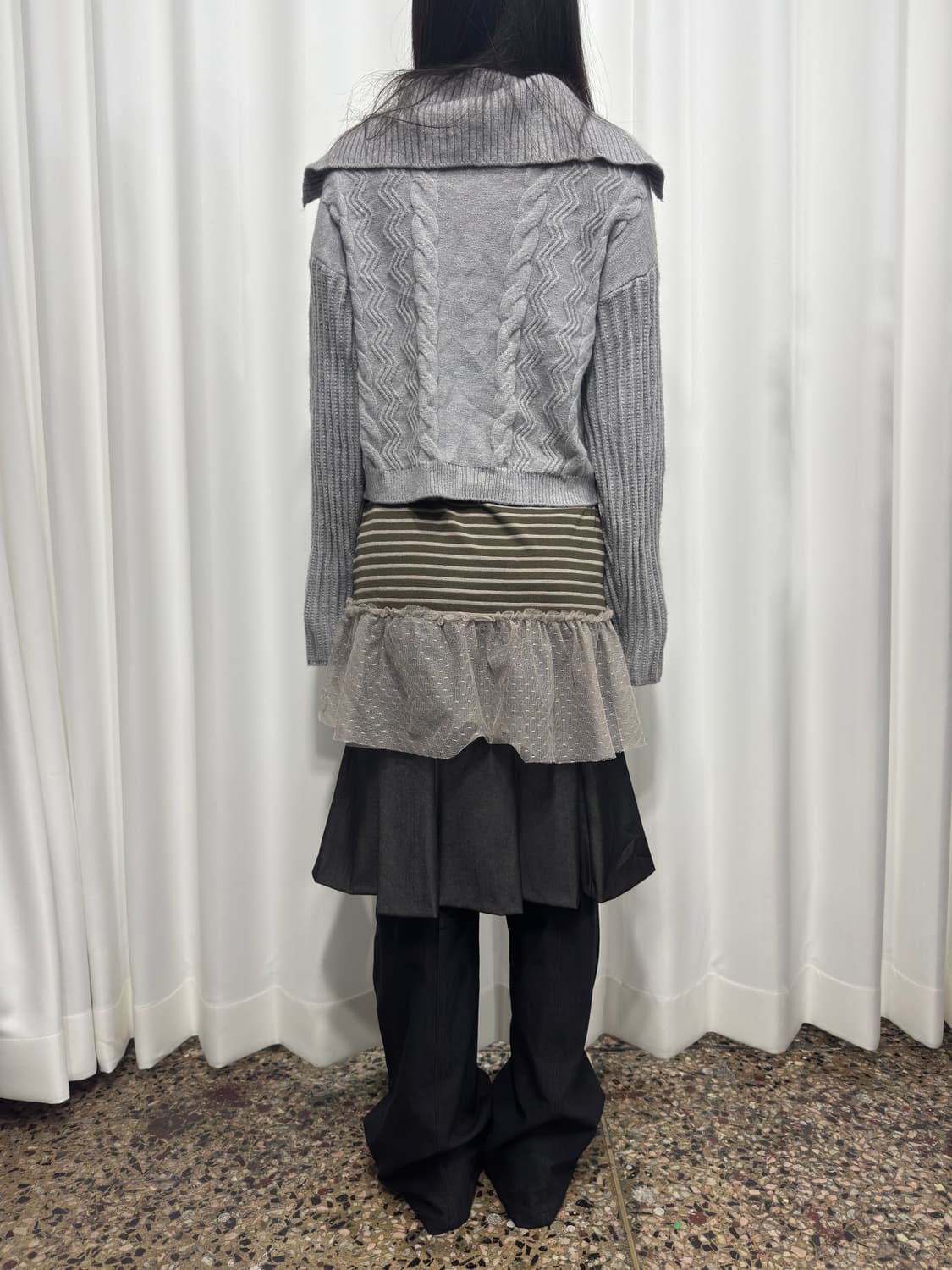 hrbrys glossy midi skirt 상품이미지8