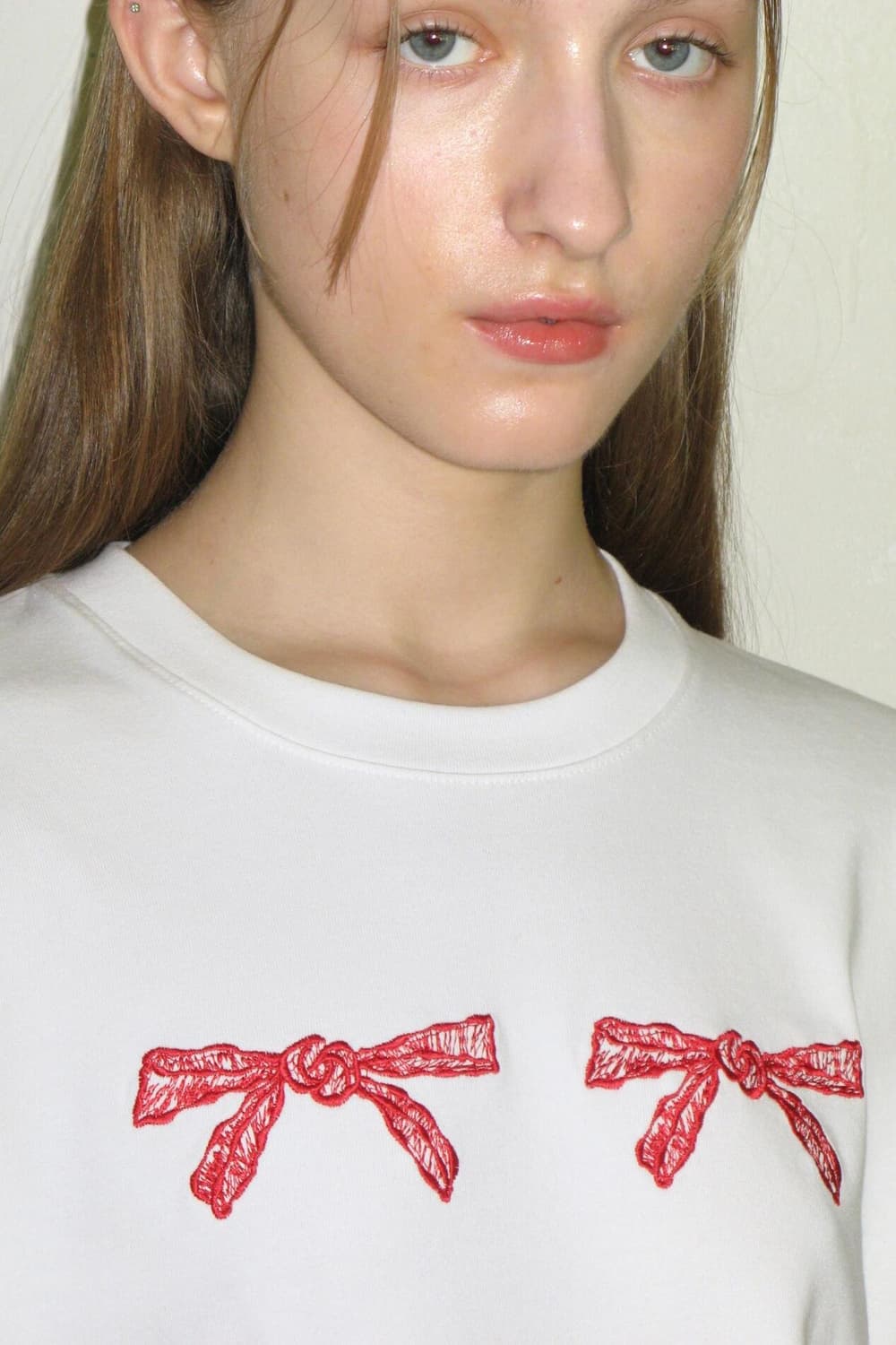 시눈 Ribbon Puff Long Sleeve (White)  상품이미지3