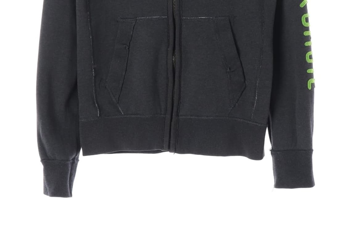 아베크롬비 네온 그린 로고 후드집업 M 상품이미지6