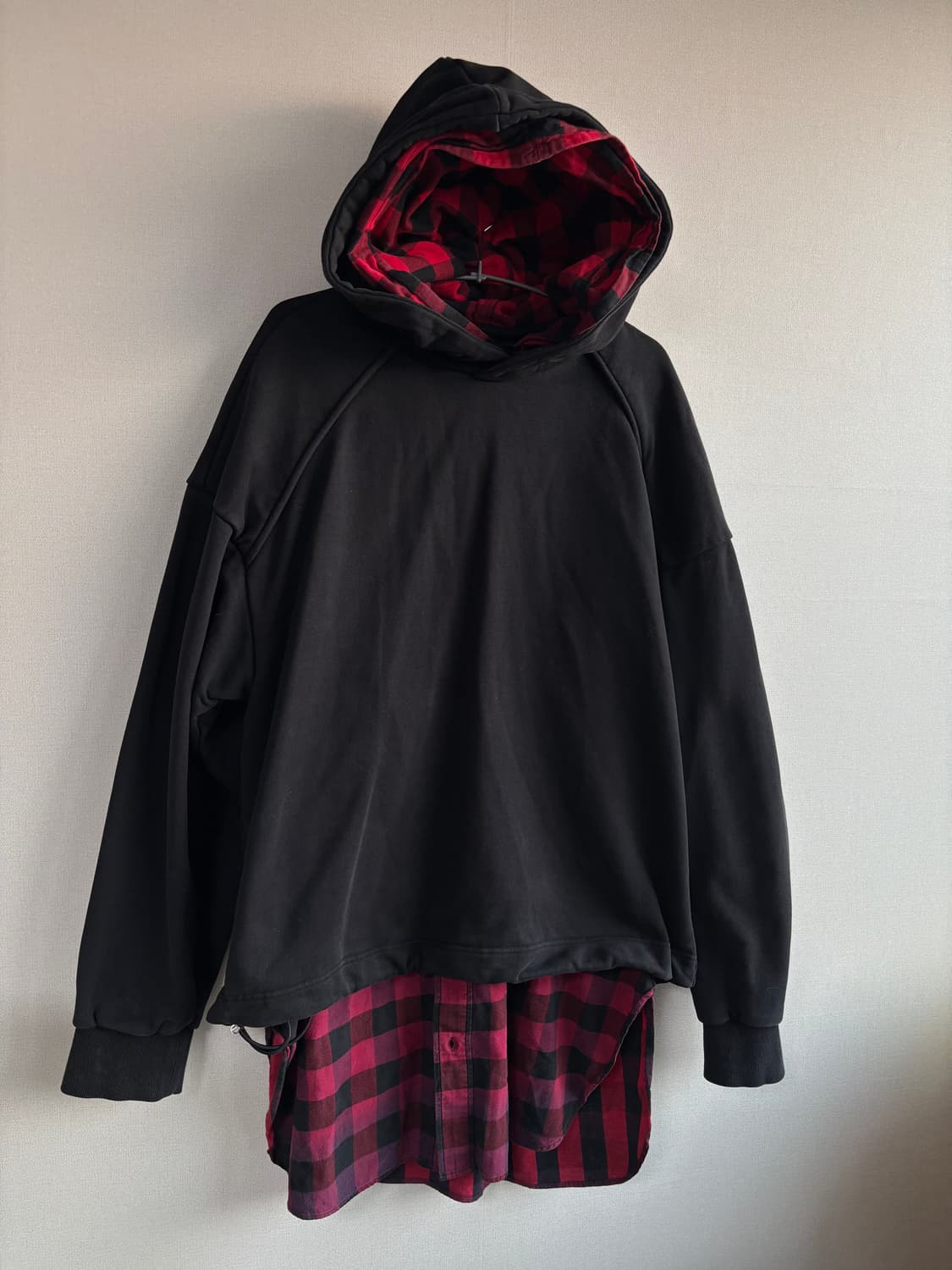 19FW Shirt Layered Hoodie 상품이미지1