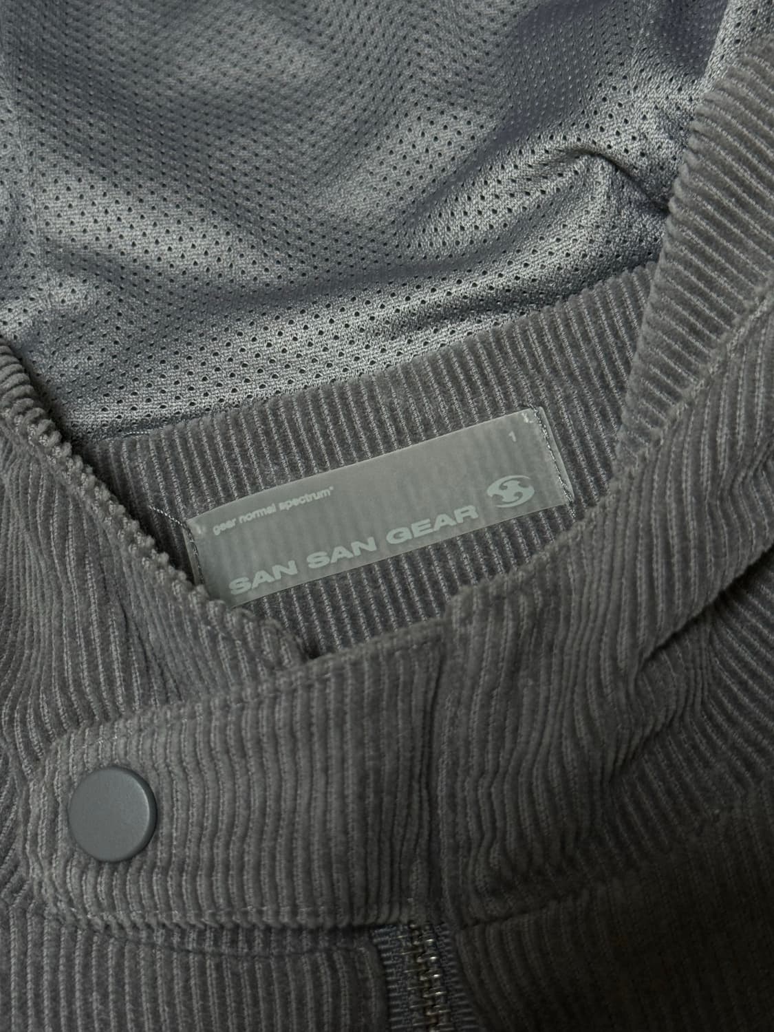 23FW 산산기어 코듀료이 자켓 그레이 1사이즈 상품이미지5