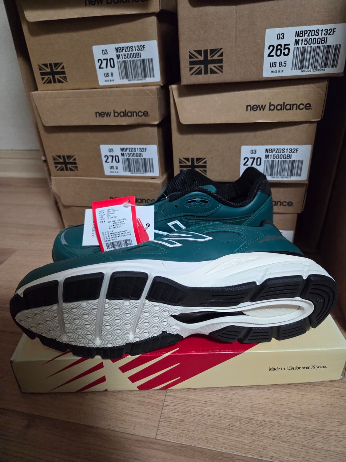 뉴발란스 USA U990TW4 270사이즈 새상품 상품이미지2