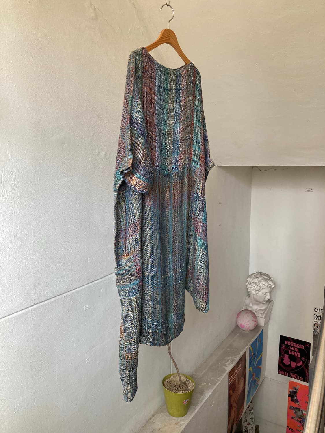 에스닉 린넨 언발란스 원피스 상품이미지4