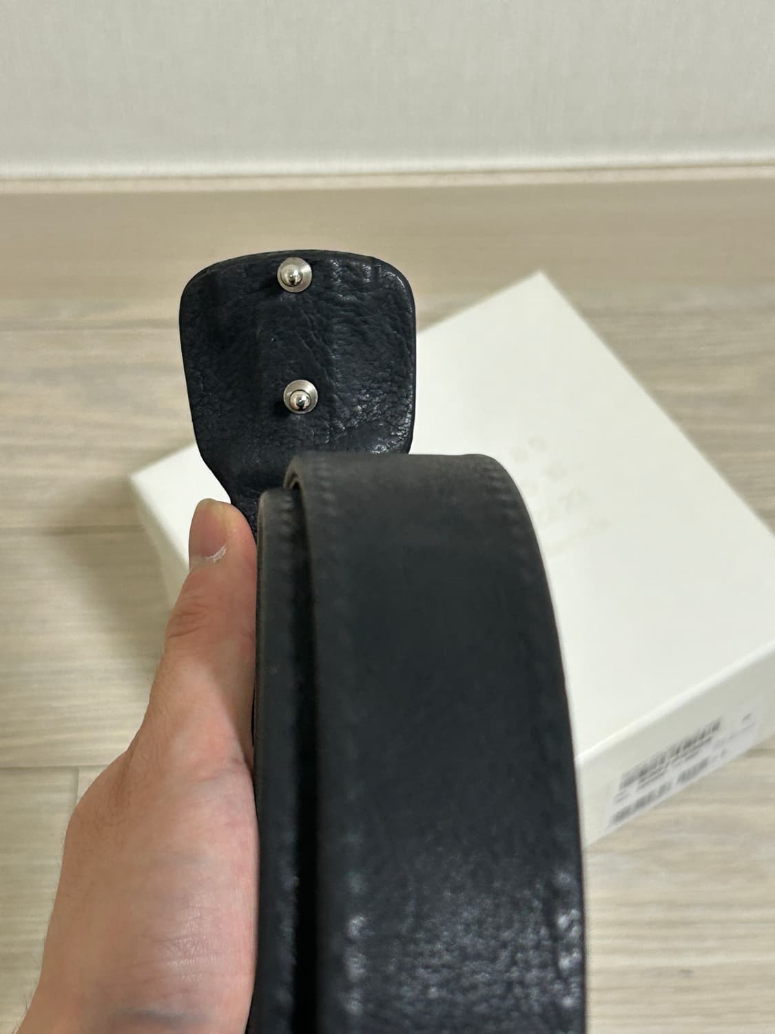 마르지엘라 페이크 레더 벨트 상품이미지9