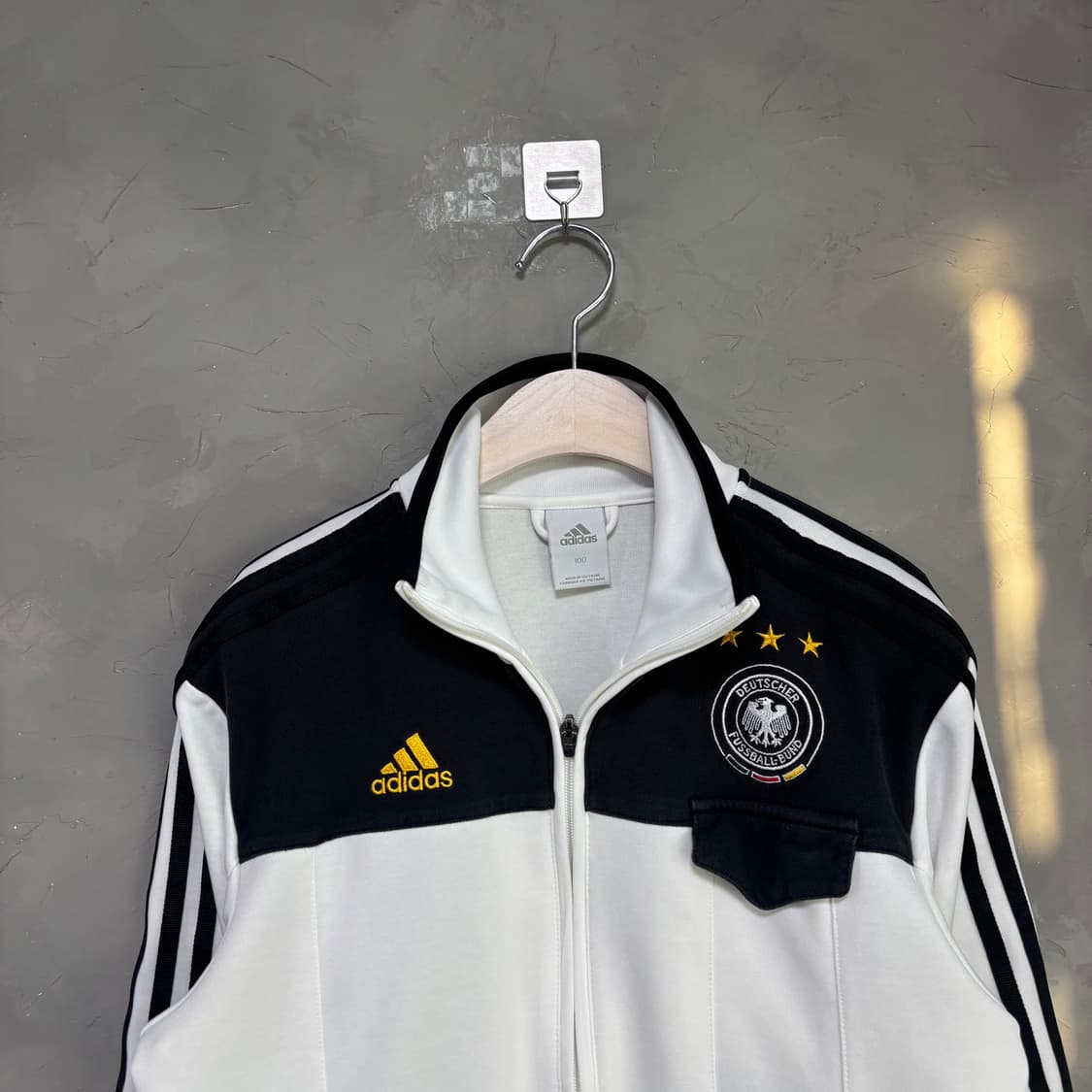 아디다스 독일 국대 져지 트랙탑 화이트 블랙 흰검 상품이미지2