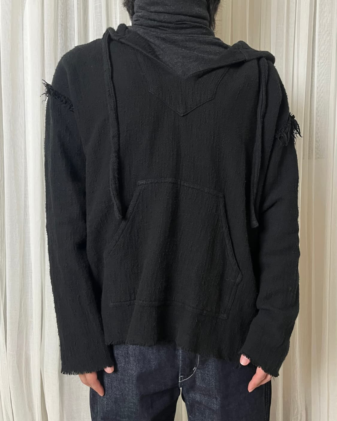 언유즈드 멕시코 판초 후드 unised mexico poncho 상품이미지7