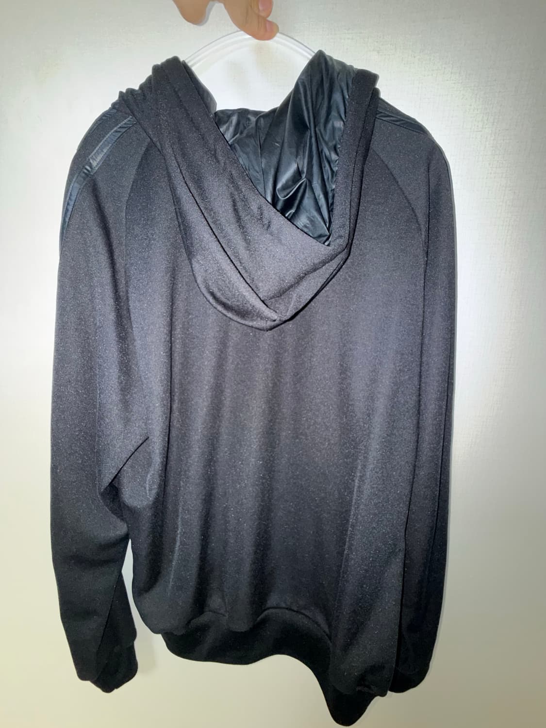 버빈 아디다스 레더 후드집업 상품이미지2