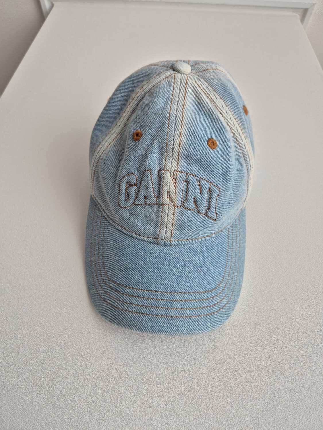 GANNI 가니 '해브어나이스데이, 플리즈 리싸이클' 캡 상품이미지2