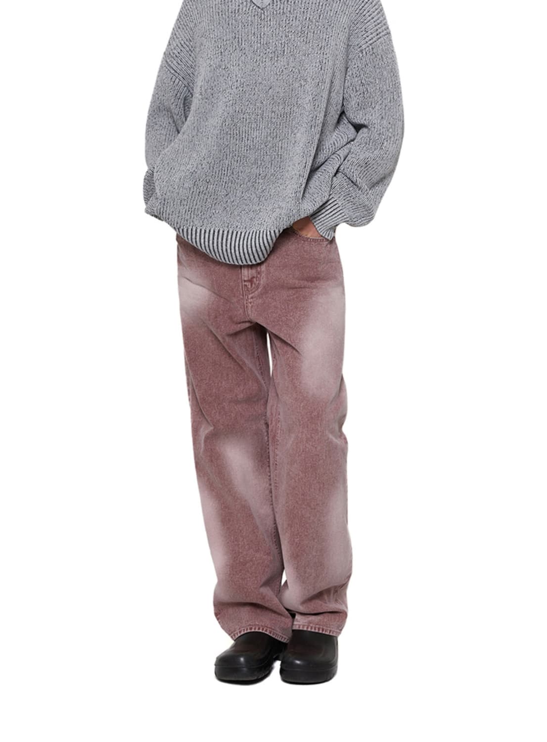 비바스튜디오 클라우드 워시드 데님(핑크) 상품이미지4