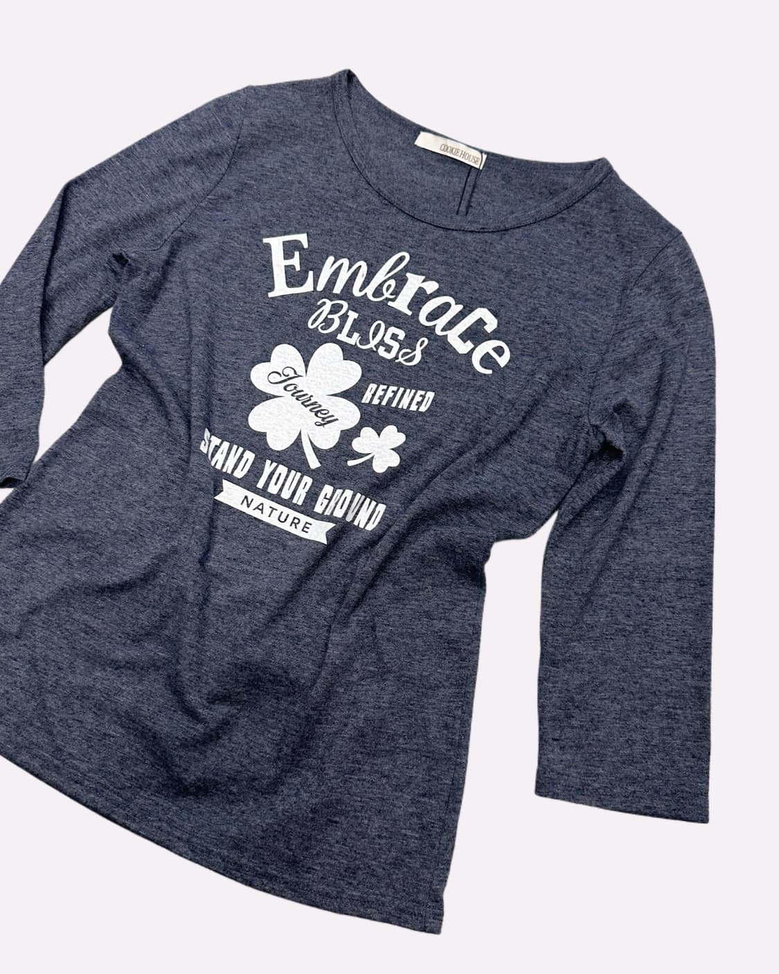 clover blue melange t-shirt 상품이미지3