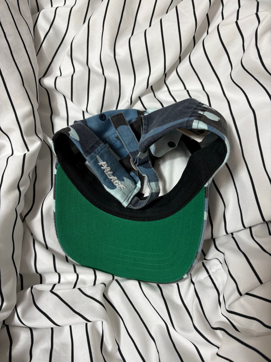 팔라스 P 6-패널 워시드 네이비 카모 볼캡 상품이미지2