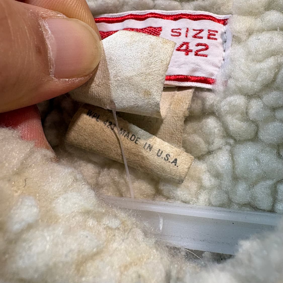 [42] LEVI's 리바이스 USA 데님 쉐르파 자켓 상품이미지7