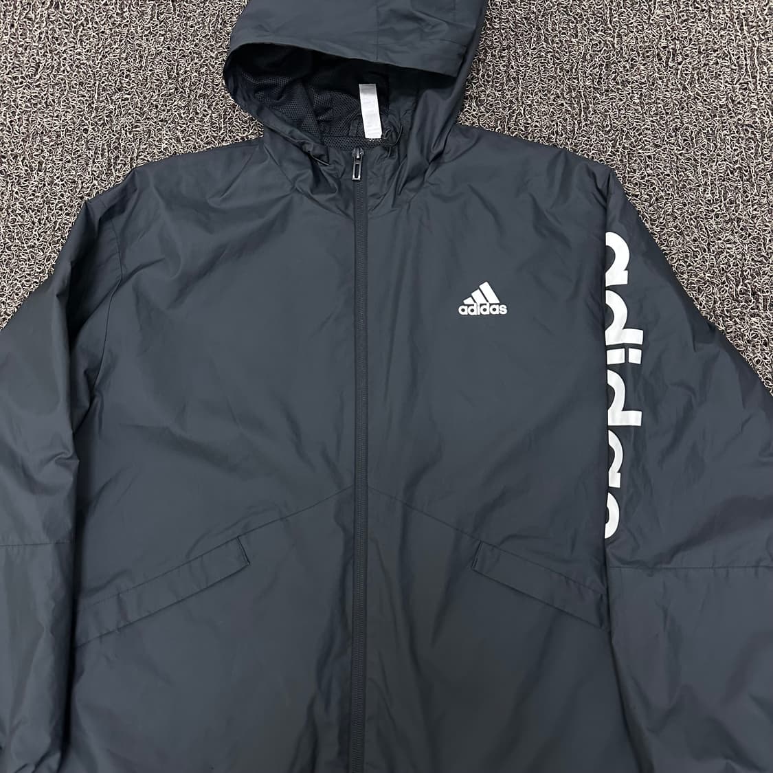 아디다스 경량 바람막이 자켓 블랙 S 상품이미지2