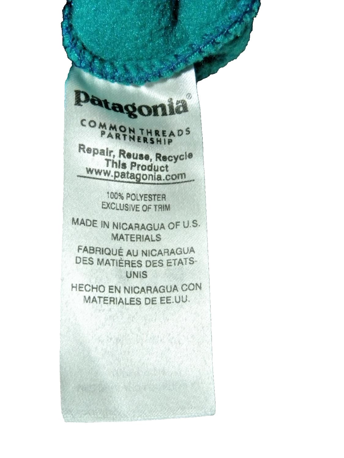 10s 파타고니아 신칠라 스냅-T 블루/그린 상품이미지5